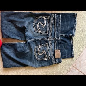 Silver jeans